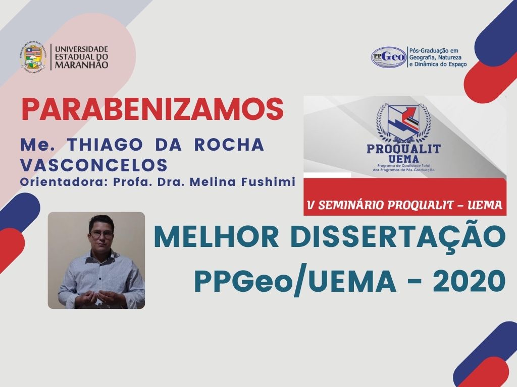 MELHOR DISSERTAÇÃO PPGEO – 2020