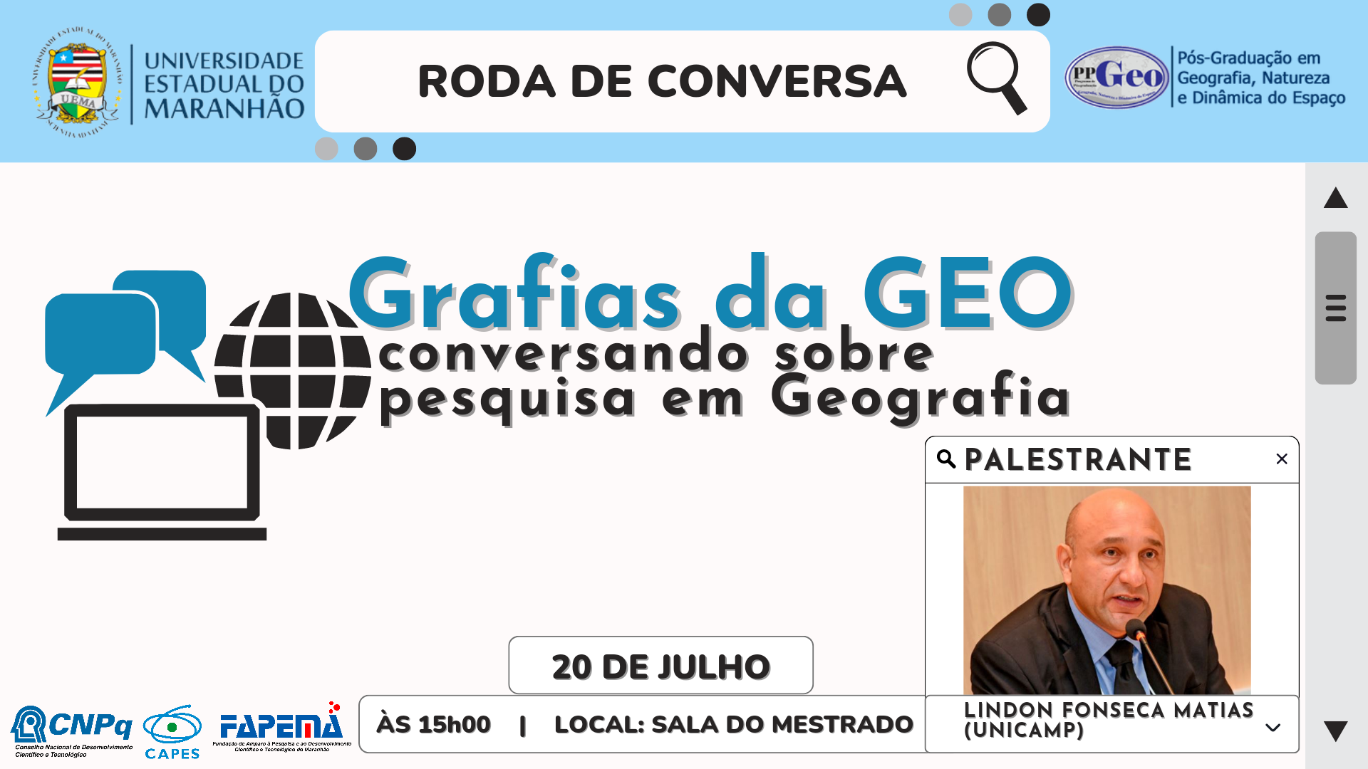 CONVITE RODA DE CONVERSA