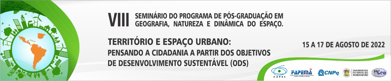 VIII Seminário de Pós-Graduação em Geografia