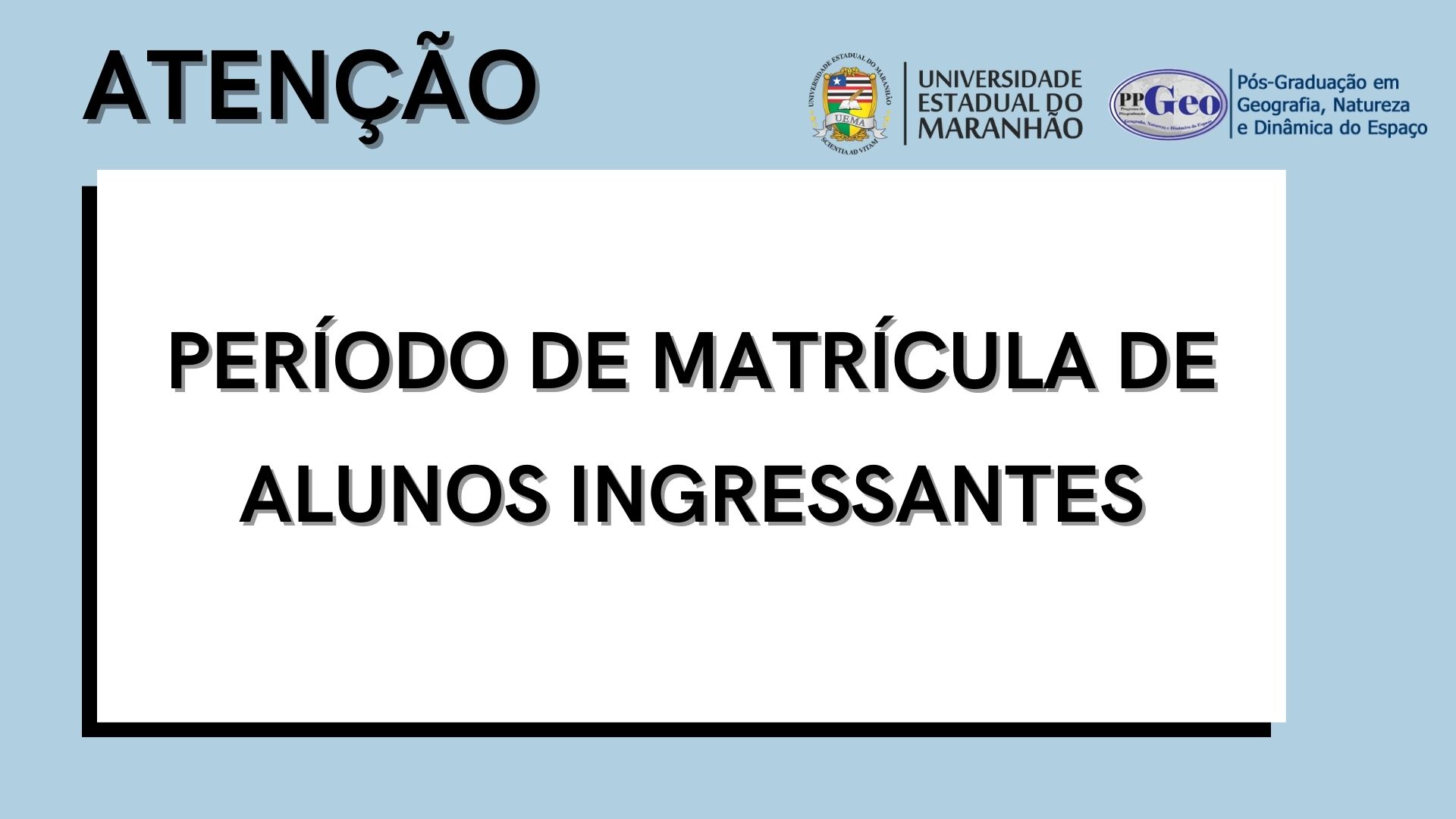 AVISO – Matrícula Ingressantes (2023)