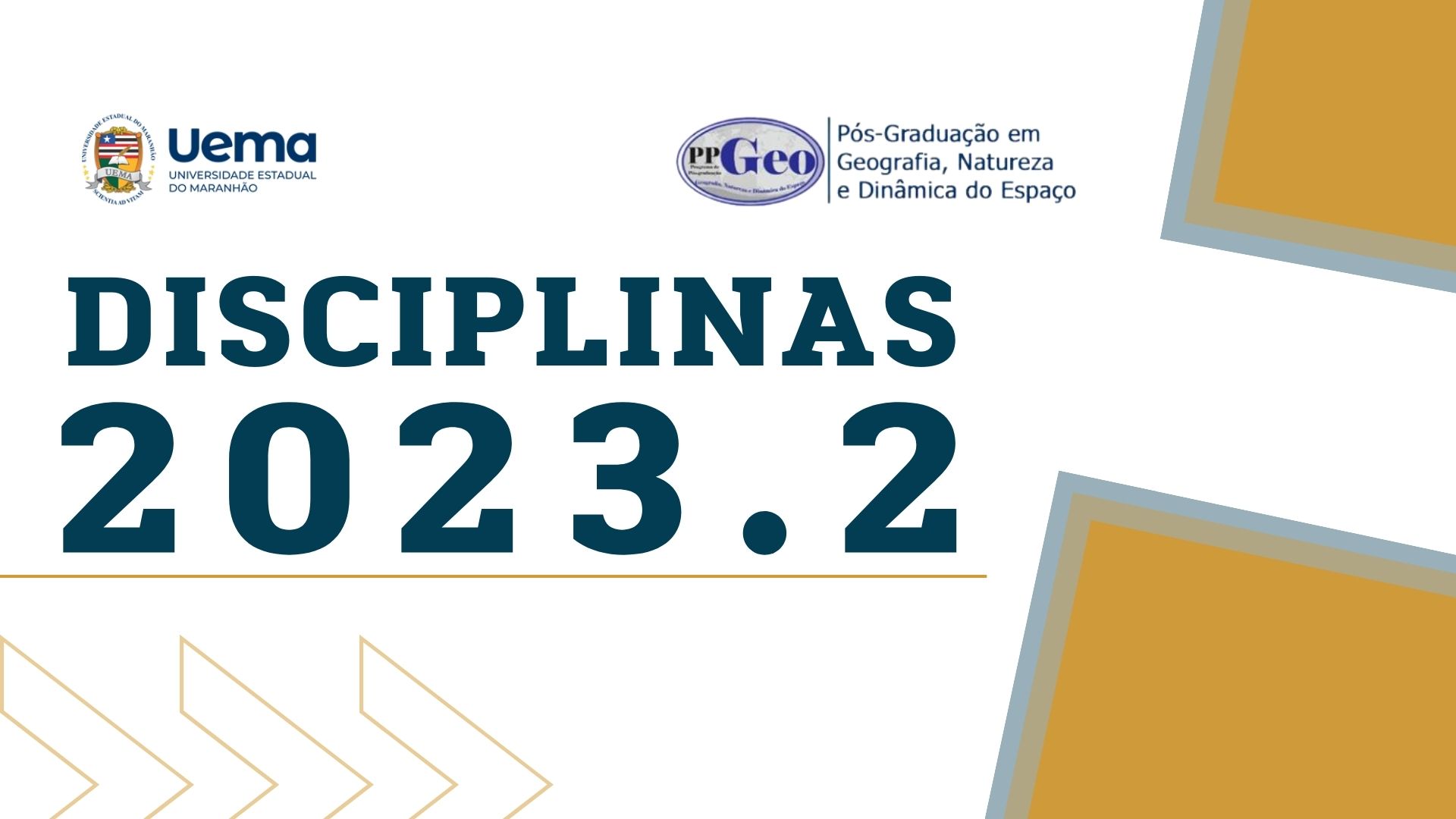 HORÁRIO DAS DISCIPLINAS – PPGEO 2023.2